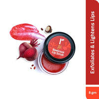 Rivona Naturals Beetroot Lip Scrub With Niacinamide 8gm