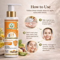 Bhudevam Naturals Khadi SPF 15 Sunblock Lotion for Face & Body | Daily UV Protection Moisturizing Sunscreen 100ml - 7