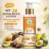 Bhudevam Naturals Khadi SPF 20 Sunscreen Lotion for Face & Body | Lightweight Non-Sticky Sun Protection Lotion 100ml - 4