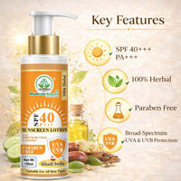 Bhudevam Naturals Khadi SPF 40 Sunblock Lotion for Face & Body | Broad Spectrum Daily Sunscreen for Men & Women 100ml - 2