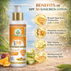 Bhudevam Naturals Khadi SPF 50 Sunscreen Cream for Men & Women | Non-Greasy Sun Protection Lotion for Face & Body 100ml - 2