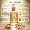Bhudevam Naturals Khadi SPF 50 Sunscreen Cream for Men & Women | Non-Greasy Sun Protection Lotion for Face & Body 100ml - 3