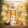 Bhudevam Naturals Khadi SPF 60 Moisturizing Sunscreen Lotion | Non-Greasy Sunblock for Outdoor Sun Protection 100ml - 4