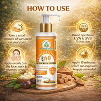 Bhudevam Naturals Khadi SPF 60 Moisturizing Sunscreen Lotion | Non-Greasy Sunblock for Outdoor Sun Protection 100ml - 5