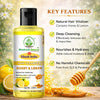 Bhudevam Naturals Khadi Honey Lemon Shampoo for Dandruff Control & Fresh, Healthy Hair - 5