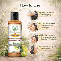 Bhudevam Naturals Khadi Rosemary & Amla Shampoo – Nourish, Repair & Smooth Hair - 2