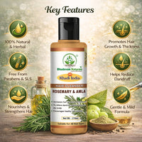 Bhudevam Naturals Khadi Rosemary & Amla Shampoo – Nourish, Repair & Smooth Hair - 3