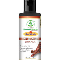 Bhudevam Naturals Khadi Shikakai Herbal Shampoo – Frizz Control & Scalp Nourishment - 1