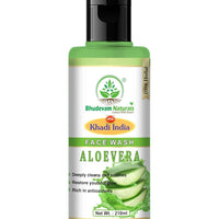 Bhudevam Naturals Khadi Aloe Vera Face Wash – Gentle Daily Cleansing for Soft & Hydrated Skin - 1