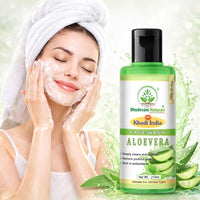 Bhudevam Naturals Khadi Aloe Vera Face Wash – Gentle Daily Cleansing for Soft & Hydrated Skin - 4