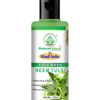 Bhudevam Naturals Khadi Neem Tulsi Face Wash for Oily & Acne-Prone Skin - 1