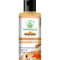 Bhudevam Naturals Khadi Sandalwood & Honey Face Wash For Soft, Smooth & Radiant Skin - 1