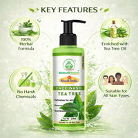 Bhudevam Naturals Khadi Tea Tree Face Wash – Anti-Pimple, Anti-Blemish & Refreshing Formula - 2
