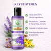 Bhudevam Naturals Khadi Lavender Ylang Ylang Body Wash, Soothing & Relaxing Skin Cleanser 210ml - 2