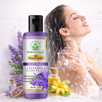 Bhudevam Naturals Khadi Lavender Ylang Ylang Body Wash, Soothing & Relaxing Skin Cleanser 210ml - 7