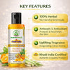 Bhudevam Naturals Khadi Orange & Lemongrass Body Wash, Refreshing Citrus Shower Gel for Soft & Glowing Skin 210ml - 2