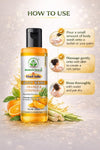 Bhudevam Naturals Khadi Orange & Lemongrass Body Wash, Refreshing Citrus Shower Gel for Soft & Glowing Skin 210ml - 4