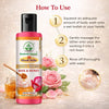 Bhudevam Naturals Khadi Rose & Honey Body Wash, Moisturizing & Nourishing Shower Gel for Soft Glowing Skin 210ml - 4