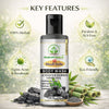 Bhudevam Naturals Khadi Bamboo Charcoal Body Wash – Skin Detox & Oil Control Shower Gel 210ml - 2