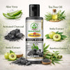 Bhudevam Naturals Khadi Bamboo Charcoal Body Wash – Skin Detox & Oil Control Shower Gel 210ml - 6