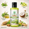 Bhudevam Naturals Khadi Tulsi Hair Oil Reduces Hair Fall & Strengthens Roots Naturally 210ml - 2