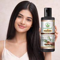 Bhudevam Naturals Khadi Shikakai Hair Oil Deep Conditioning & Hair Strengthening Formula 210ml - 3