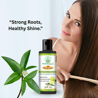 Bhudevam Naturals Khadi Amla Bhringraj Herbal Shampoo for Hair Fall Control & Strong Hair - 12
