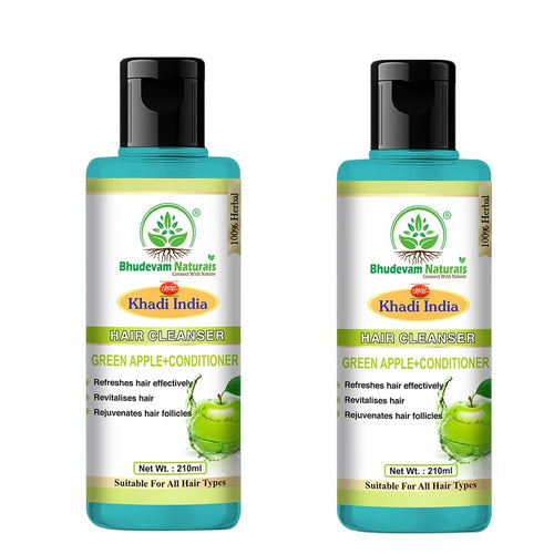Bhudevam Naturals Khadi Honey & Vanilla Shampoo – Mild, Nourishing Care for Daily Use - 1