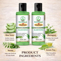 Bhudevam Naturals Khadi Aloe Vera Shampoo for Hair Growth & Scalp Care - 2