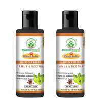 Bhudevam Naturals Khadi Amla Reetha Hair Shampoo for Hair Fall Control & Deep Scalp Cleansing - 1