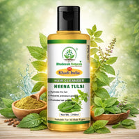Bhudevam Naturals Khadi Henna & Tulsi Hair Shampoo for Scalp Care & Hair Fall Control - 11