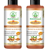 Bhudevam Naturals Khadi Honey Almond Shampoo for Soft, Silky & Shiny Hair - 7