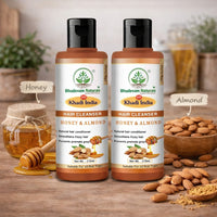 Bhudevam Naturals Khadi Honey Almond Shampoo for Soft, Silky & Shiny Hair - 8