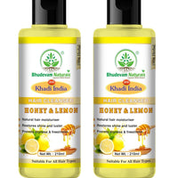 Bhudevam Naturals Khadi Honey Lemon Shampoo for Dandruff Control & Fresh, Healthy Hair - 7