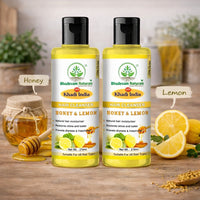Bhudevam Naturals Khadi Honey Lemon Shampoo for Dandruff Control & Fresh, Healthy Hair - 8