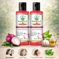 Bhudevam Naturals Khadi Red Onion Hair Shampoo – Anti-Hair Fall & Strengthening Formula - 2