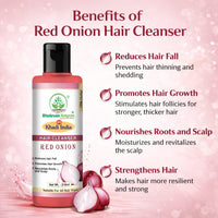 Bhudevam Naturals Khadi Red Onion Hair Shampoo – Anti-Hair Fall & Strengthening Formula - 5