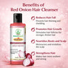 Bhudevam Naturals Khadi Red Onion Hair Shampoo – Anti-Hair Fall & Strengthening Formula - 5