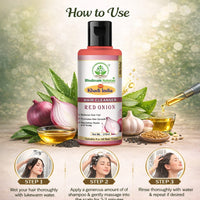 Bhudevam Naturals Khadi Red Onion Hair Shampoo – Anti-Hair Fall & Strengthening Formula - 7