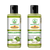 Bhudevam Naturals Khadi Neem & Aloe Vera Shampoo – Reduces Hair Fall & Adds Shine - 8