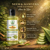 Bhudevam Naturals Khadi Neem & Aloe Vera Shampoo – Reduces Hair Fall & Adds Shine - 12