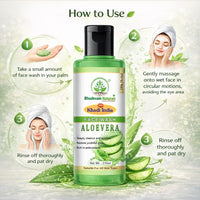 Bhudevam Naturals Khadi Aloe Vera Face Wash – Gentle Daily Cleansing for Soft & Hydrated Skin - 13