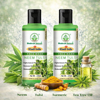 Bhudevam Naturals Khadi Neem Tulsi Face Wash for Oily & Acne-Prone Skin - 8