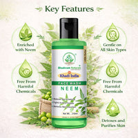Bhudevam Naturals Khadi Neem Face Wash for Clear & Healthy Skin - 10