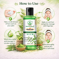 Bhudevam Naturals Khadi Neem Face Wash for Clear & Healthy Skin - 11
