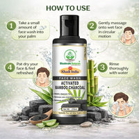 Bhudevam Naturals Khadi Bamboo Charcoal Herbal Face Wash – Reduces Acne, Pimples & Oiliness - 11