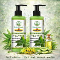 Bhudevam Naturals Khadi Tea Tree Face Wash – Anti-Pimple, Anti-Blemish & Refreshing Formula - 8