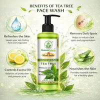 Bhudevam Naturals Khadi Tea Tree Face Wash – Anti-Pimple, Anti-Blemish & Refreshing Formula - 12