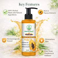 Bhudevam Naturals Khadi Papaya Face Wash – Removes Dirt, Oil & Impurities Naturally - 9