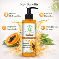 Bhudevam Naturals Khadi Papaya Face Wash – Removes Dirt, Oil & Impurities Naturally - 11
